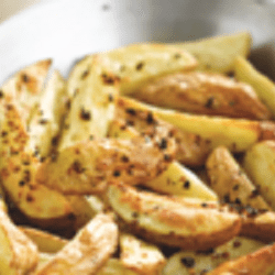 Chilli potato wedges with tomato salsa 250x250