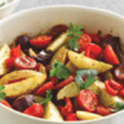 Potato and chorizo bake 250x250