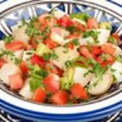 Potato and tomato salsa 250x250