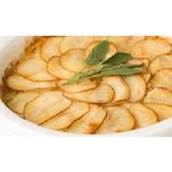 Potato, celeriac and leek gratin 250x250