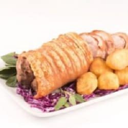 Roast pork and potatoes 250x250