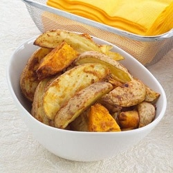 Roast pumpkin and potato with paprika 250x250