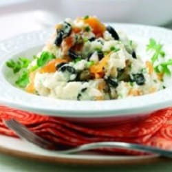 Salmon and cream cheese mash 250x250