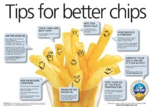 Tips for making better chips with oil, salt, and portion control