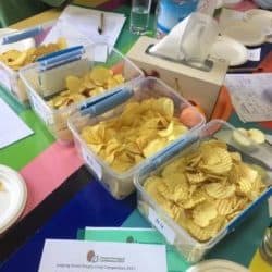 Potato crisp competition judging