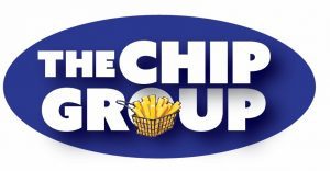 The Chip Group logo with fries in basket graphic