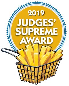 2019 Judges' Supreme Award with basket of French fries illustration