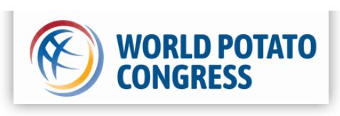 World Potato Congress logo with stylized globe icon