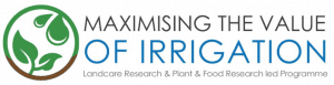 Maximising the value of irrigation research program logo.