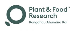 Plant & Food Research logo with Rangahau Ahumāra Kai text