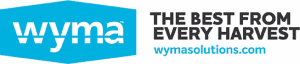 Wyma logo with tagline "The Best From Every Harvest" and website.