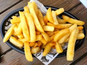 Deep fried chips