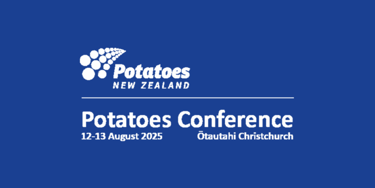 Potatoes New Zealand conference announcement August 2025 Christchurch