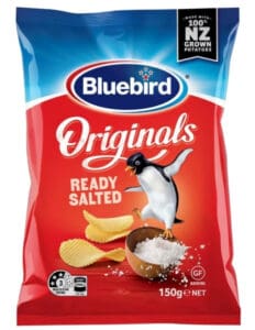Bluebird Originals Ready Salted Potato Chips 150g Pack