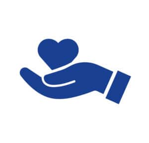 Goodwill thin line and glyph solid icon. Editable stroke and perfect pixel isolated on transparent background