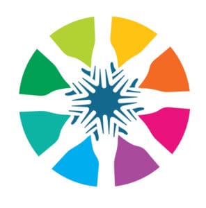 teamwork logo vector icon illustration design