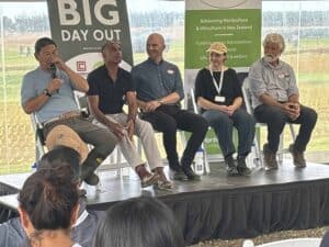 Panel discussion at Big Day Out horticulture event in New Zealand