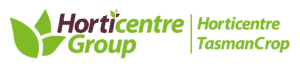 Hort icentre Group logo with green leaf and text elements