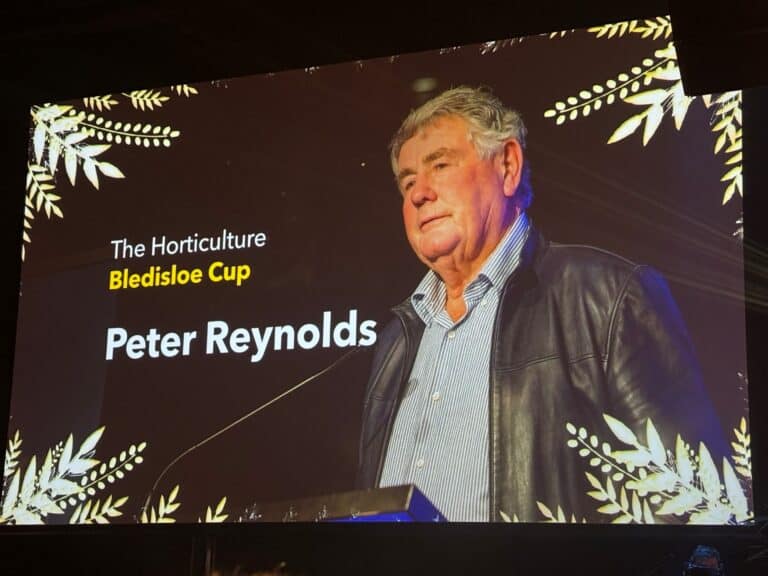 A Champion of Growers and Horticulture: Peter Reynolds Receives Bledisloe Cup