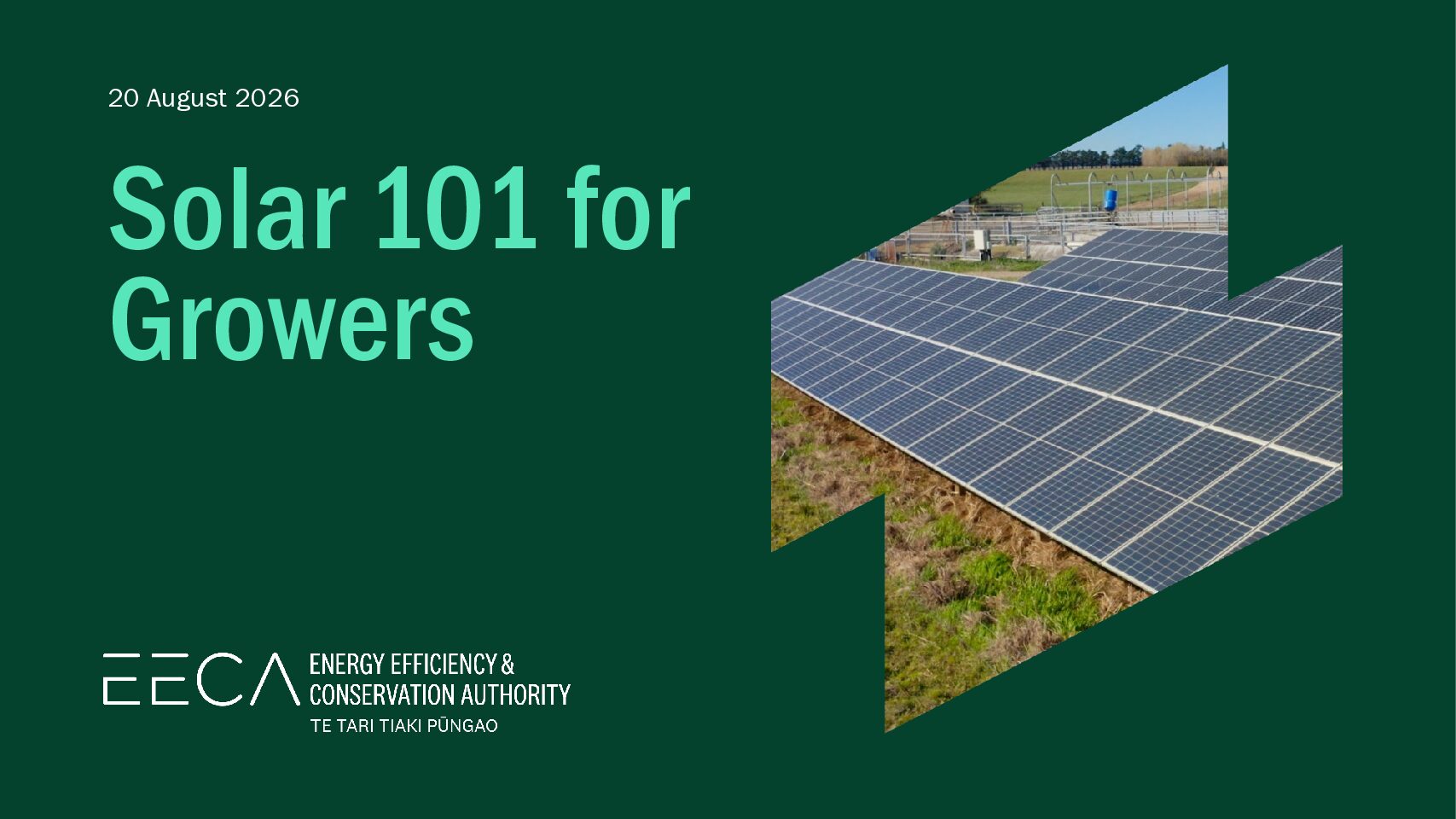 Solar 101 for Growers