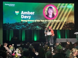 Amber Davy - Young Grower Runner Up