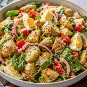 Roast potato salad
