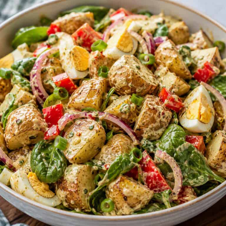 Roast potato salad